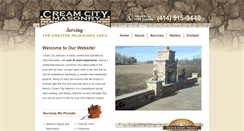 Desktop Screenshot of creamcitymasonry.com